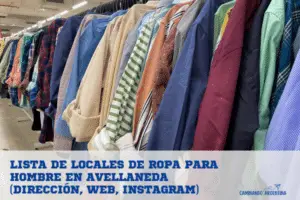 Lista de locales de ropa para hombre en Avellaneda