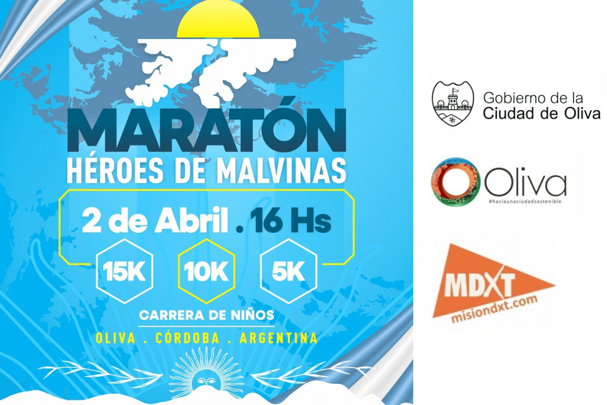 Maratón Héroes de Malvinas en Oliva